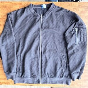 H&M Black Mesh Bomber Jacket